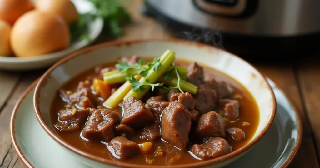 Satisfying Keto Crockpot Sausage and Peppers