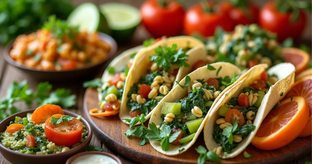 Colorful Plant-Based Dinner Delight