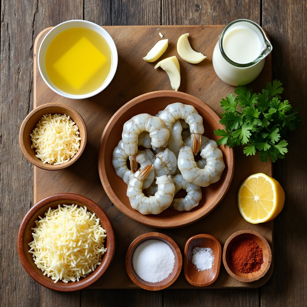 Garlic Shrimp Gratin