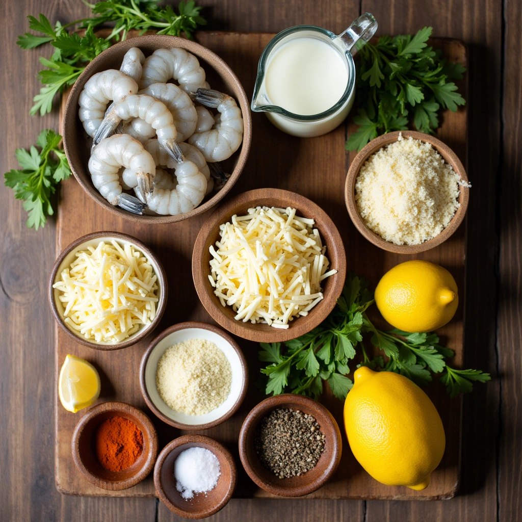 Garlic Shrimp Gratin